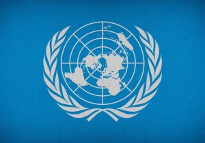 Bandera de la Organización de las NAcines Unidas (ONU)